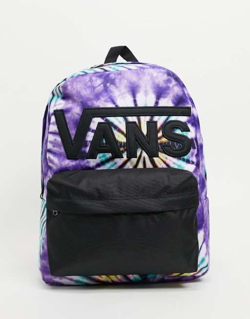 Vans Old Skool III tiedye backpack in purple ASOS