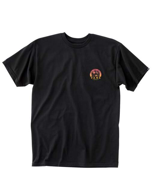 Vans black shop label t shirt