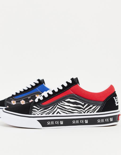 Vans Old Skool Korean Typography sneakers in multi