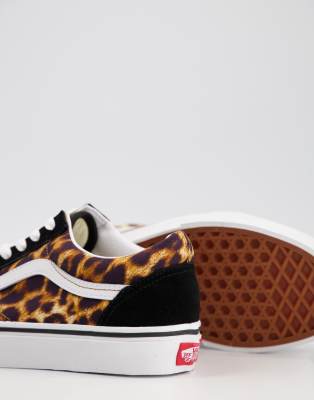 red cheetah print vans