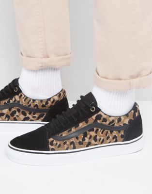 vans khaki leopard print