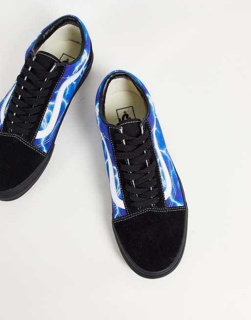 Vans old skool hot sale lightning bolt