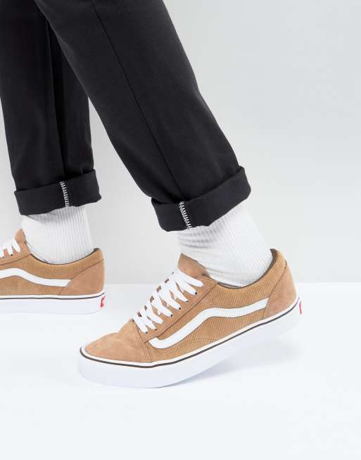 vækstdvale århundrede Afhængig Vans Old Skool Lite Trainers In Tan VA2Z5WQT6 | ASOS