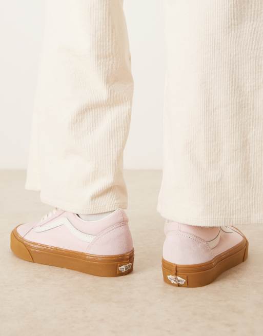 Vans – Old Skool – Ljusrosa sneakers med gummisula , 2 av 5