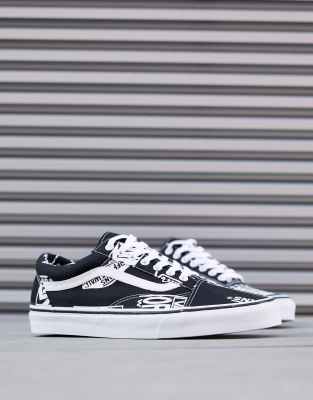 Vans Old Skool logo print sneakers in 