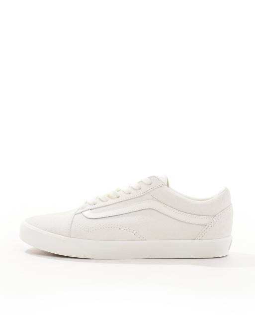 国内配送 VANS OLD SKOOL LOWPRO WHITE/WHITE Vans Old Skool Lowpro sneakers in white | ASOS