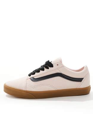 Vans Old Skool Lowpro Sneakers With Rubber Sole In Pink