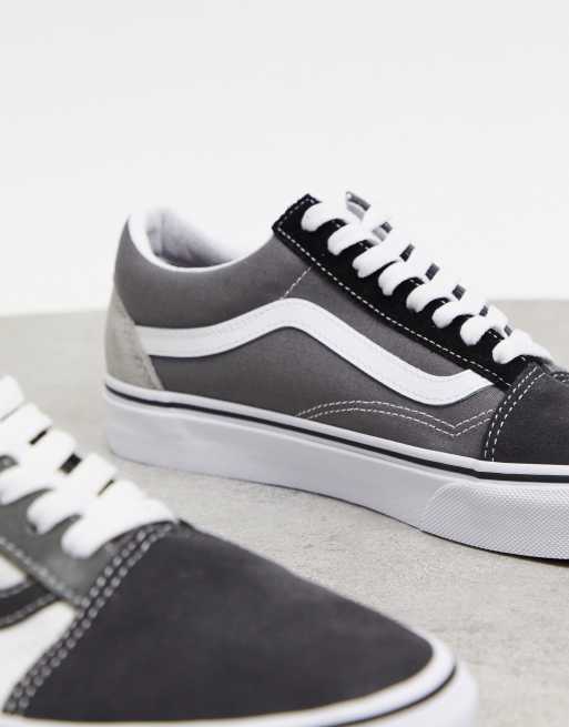 Old skool vans grey and clearance black