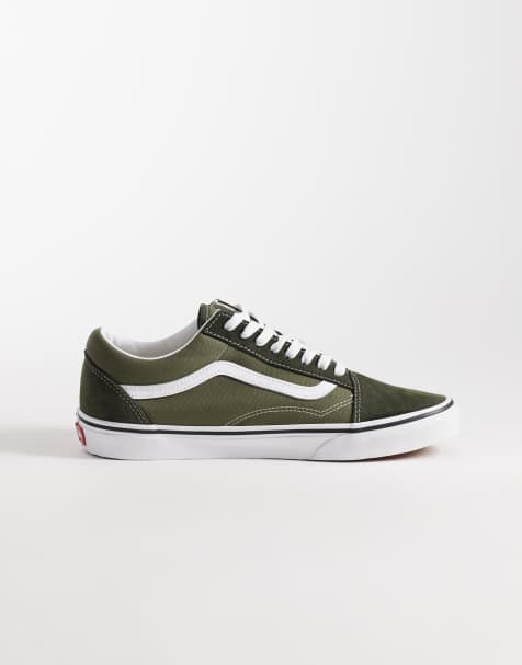 Vans – Old Skool – Mörkgröna sneakers - view 1