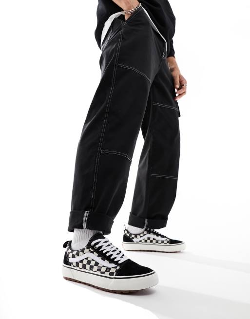 Vans best sale checkerboard joggers