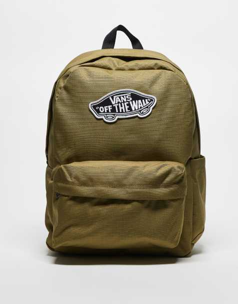 Vans – Old Skool – Olivgrön, klassisk ryggsäck - view 1