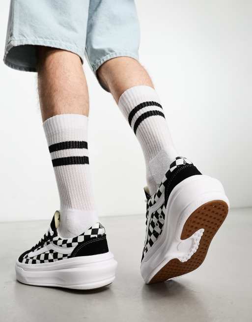 Party checkered clearance vans old skool