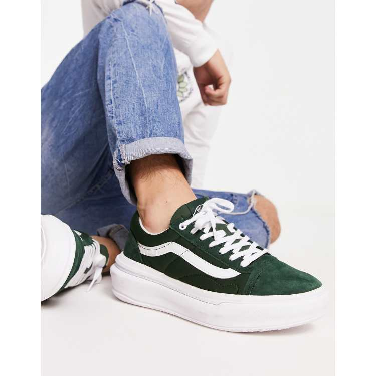 Comerciante itinerante gato Noreste Vans Old Skool Overt CC sneakers in dark green | ASOS