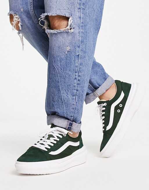 Vans Old Skool Overt CC sneakers in dark green ASOS