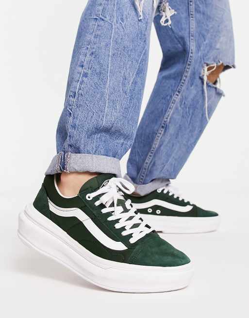 Vans dark shop green old skool