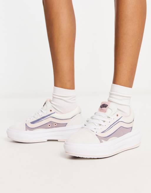 Vans Old Skool Overt sneakers in purple and white 