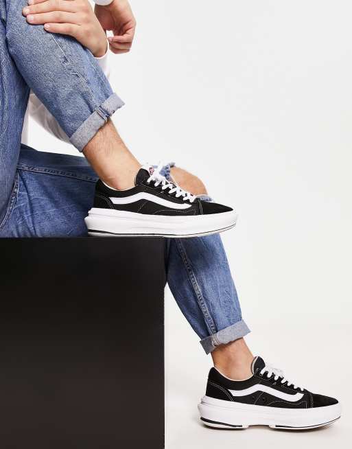 Vans old skool hot sale dark denim black