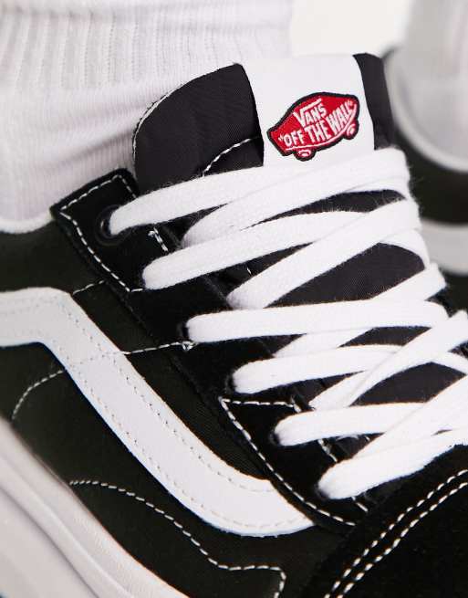 Vans black and hot sale white old skool mens