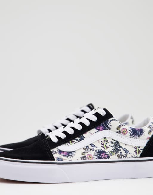 Vans store floral trainers