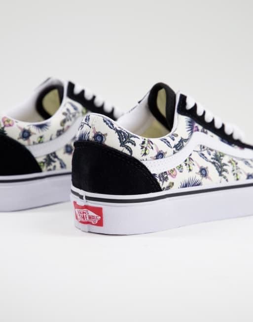 Vans old store school flower