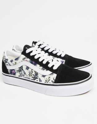 paradise floral old skool vans