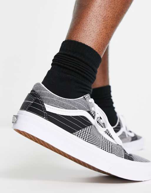 Vans Old Skool Patchwork Sneaker in Grau und Schwarz