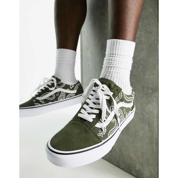 Green and gray on sale vans