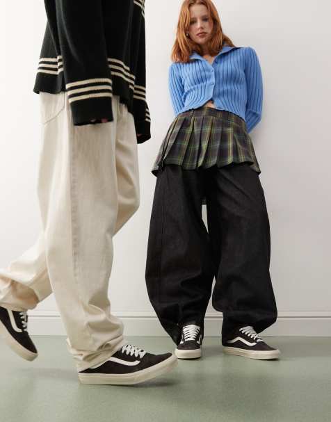 Vans – Old Skool Pig – Ciemnobrązowe buty sportowe z zamszu - view 1