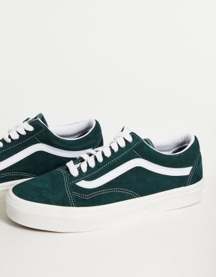 Vans Old Skool Pig Suede trainers in green