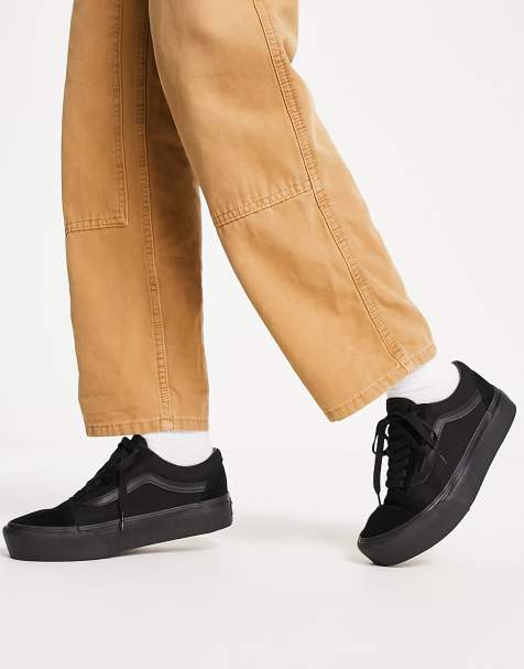 Vans - Old Skool - Plateausneakers in triple black - view 1
