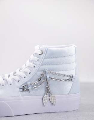 vans high top light blue