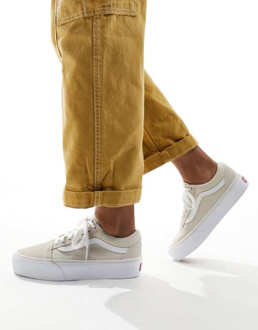 Vans old 2024 skool platform suede