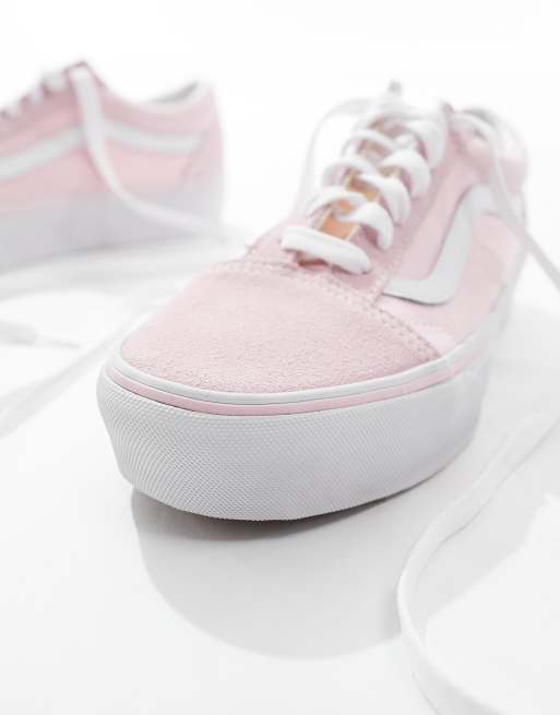 Vans Old Skool Platform sneakers in light pink ASOS