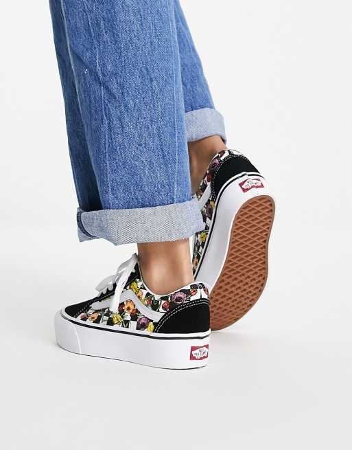 Old Skool platform sneakers in multi | ASOS