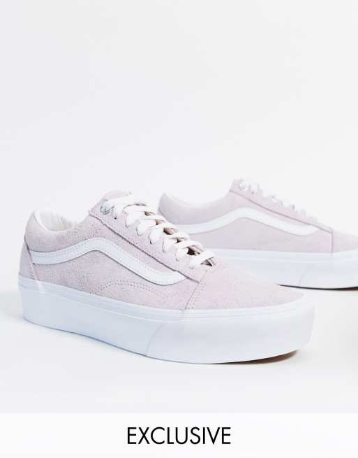 Vans Skool suede in lilac Exclusive at | ASOS