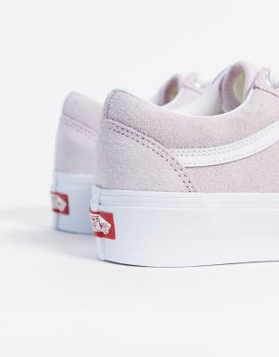 platform suede vans