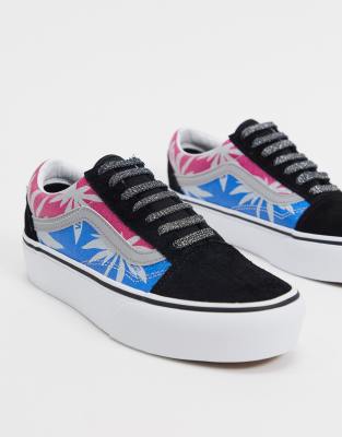 vans skool asos platform leaf tree summer