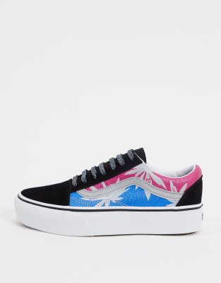 vans old skool summer leaf