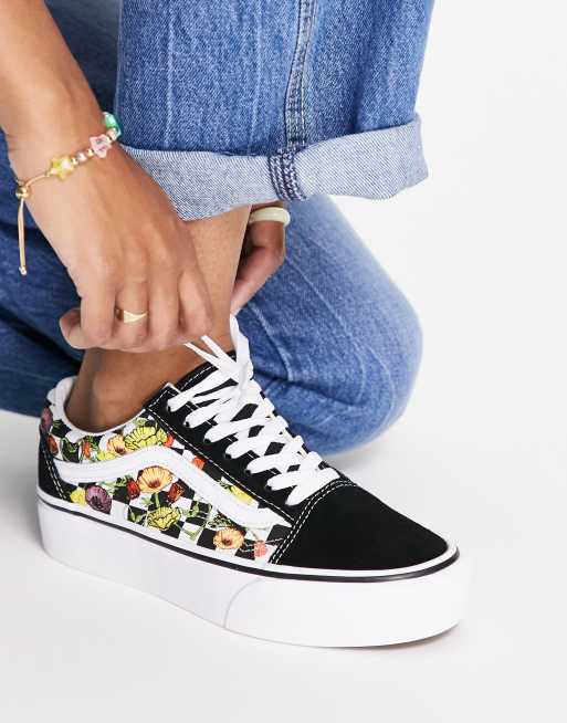 Vans Old Skool Platform trainers in multi