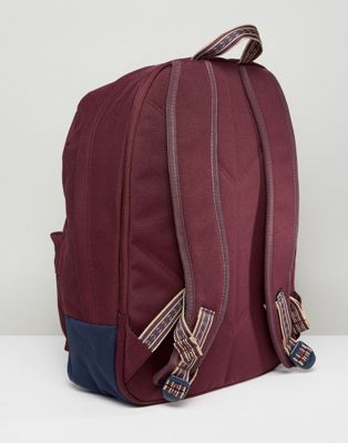 vans backpack maroon