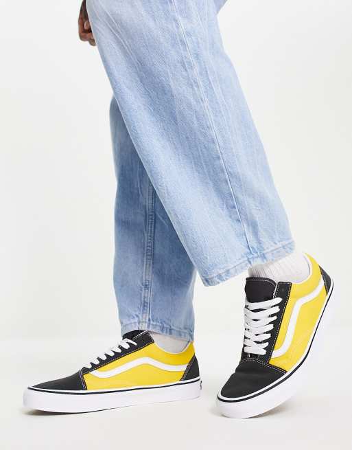 Vans old skool on sale amarillas y negras