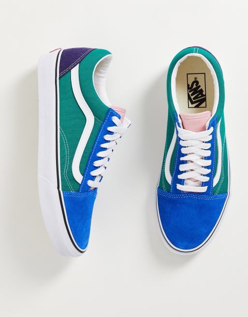 Vans verte 2025 et bleu