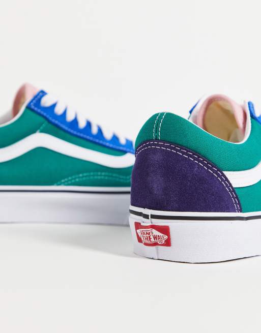 Vans Old Skool ‘Green / Pink / Blue’ .99