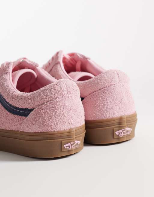 Vans – Old Skool – Różowe buty sportowe z gumową podeszwą, 3 z 5