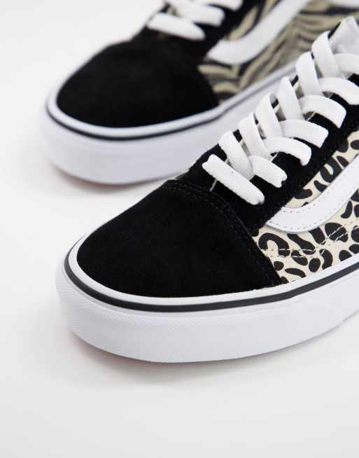 Vans trainers 2025 leopard print