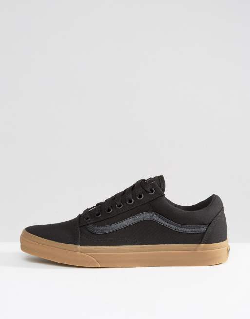 Vans old shop skool negras goma