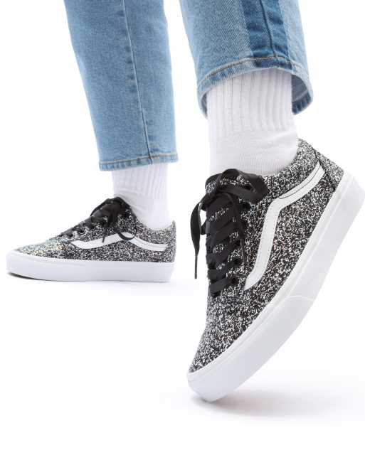 Vans store glitter noir