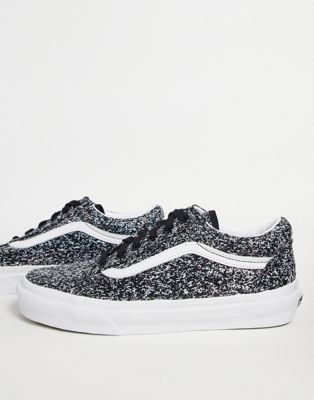Vans Old Skool Shiny Party trainers in black