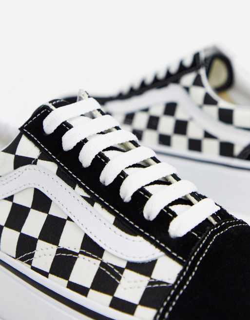 Vans Old Skool - skakternede sneakers med platform , 2 af 4