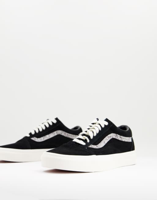 Vans old store skool snake black